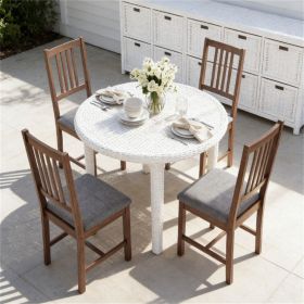 A set of 4 dining chairs, living room chairs, kitchen chairs, gray