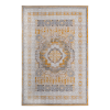 LOOM & LUXE Collection 6X9 Cream/Ivory /Medallion Non-Shedding Living Room Bedroom Dining Home Office Stylish and Stain Resistant Area Rug