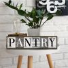 Farmhouse Pantry Signs, Rustic Hanging Wood Sign, Kitchen Wall Art, Pantry Room Decor for Table Shelf, Vintage Home Decor Accent, Housewarming Gifts