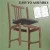 A set of 4 dining chairs, living room chairs, kitchen chairs, gray