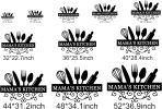 Personalized Kitchen Name Sign, Custom Family Kitchen Sign, Kitchen Wall Decor, Family Name Metal Sign, Housewarming Present, Restaur Home Decor