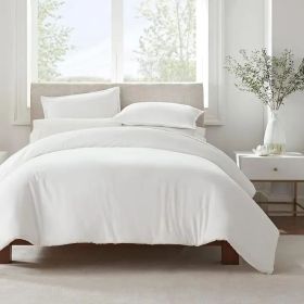 Serta Simply Clean Solid Duvet Cover (Option: W13718010)