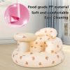 "Developmental Baby Seat â€“ BPA-Free Plastic with Washable Pad â€“ White"
